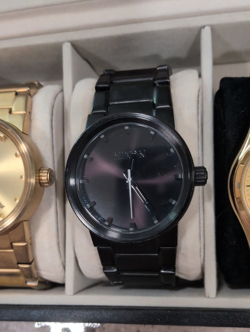 Nixon 'Cannon' Black Men's Watch